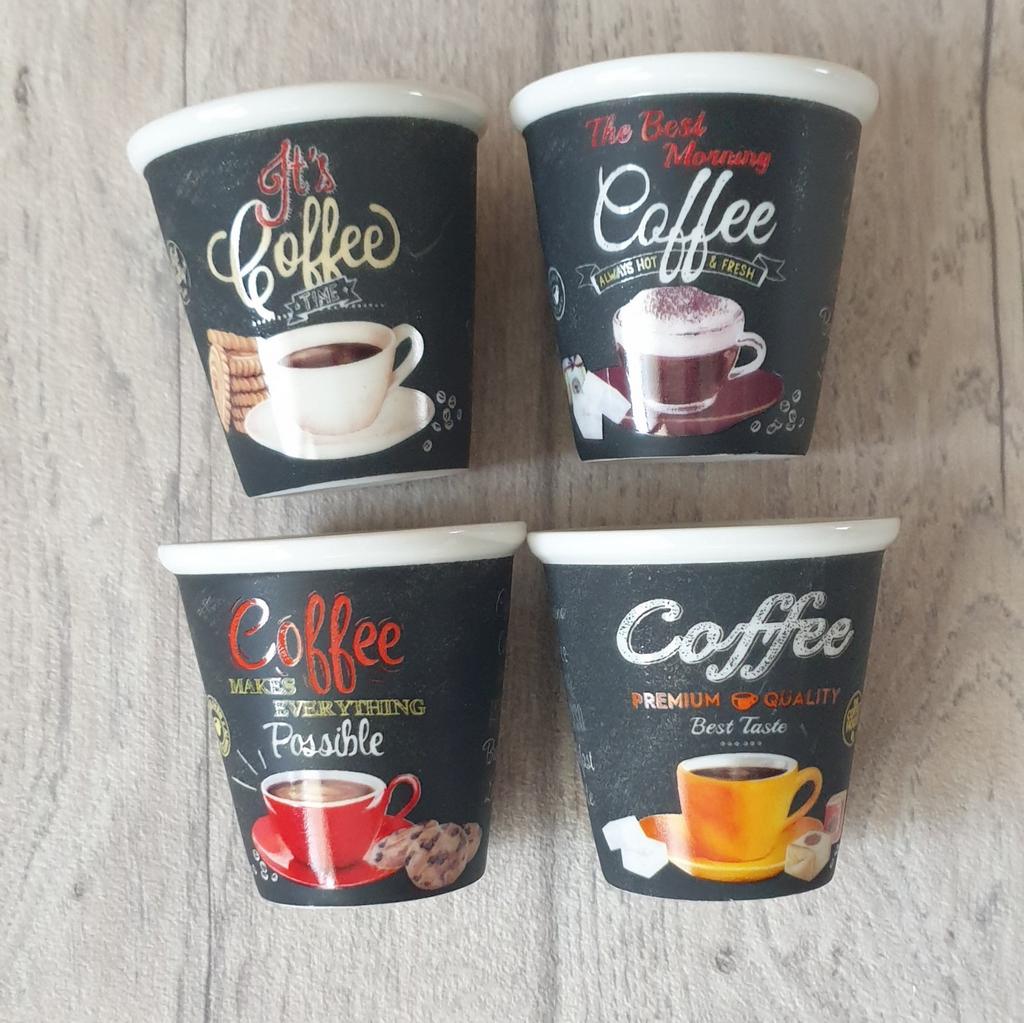 Espressokopjes porselein, Nieuw, Ophalen of Verzenden, Overige stijlen, Kop(pen) en/of Schotel(s)