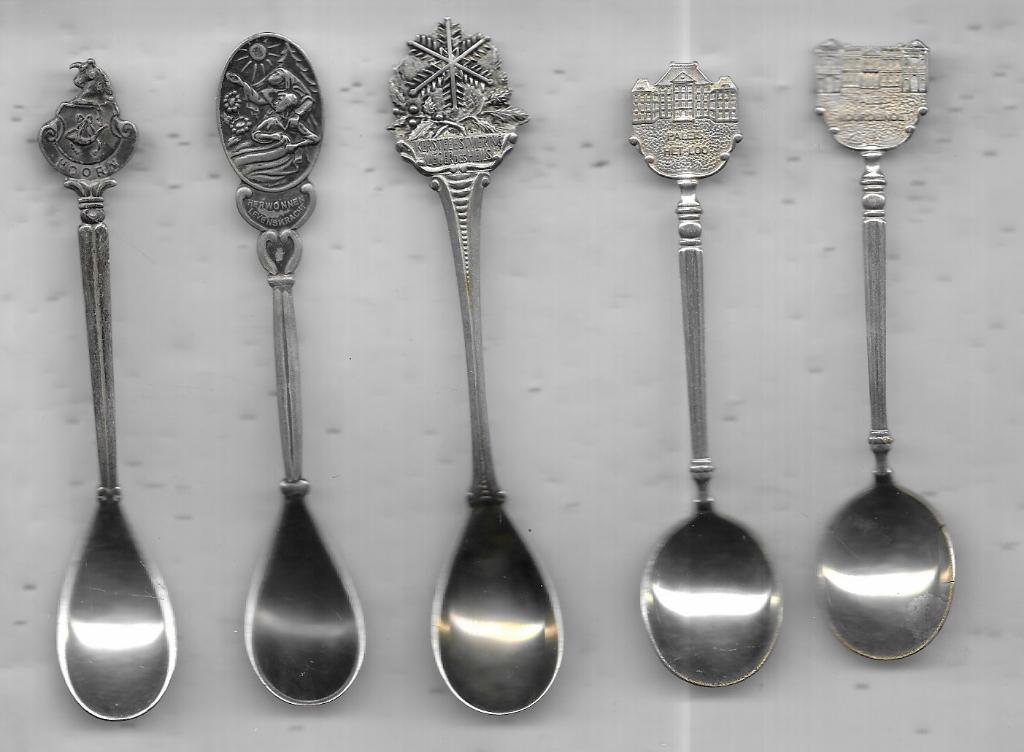 5 VERSCHILLENDE LEPELTJES GAAN OOK PER STUK, Ophalen of Verzenden