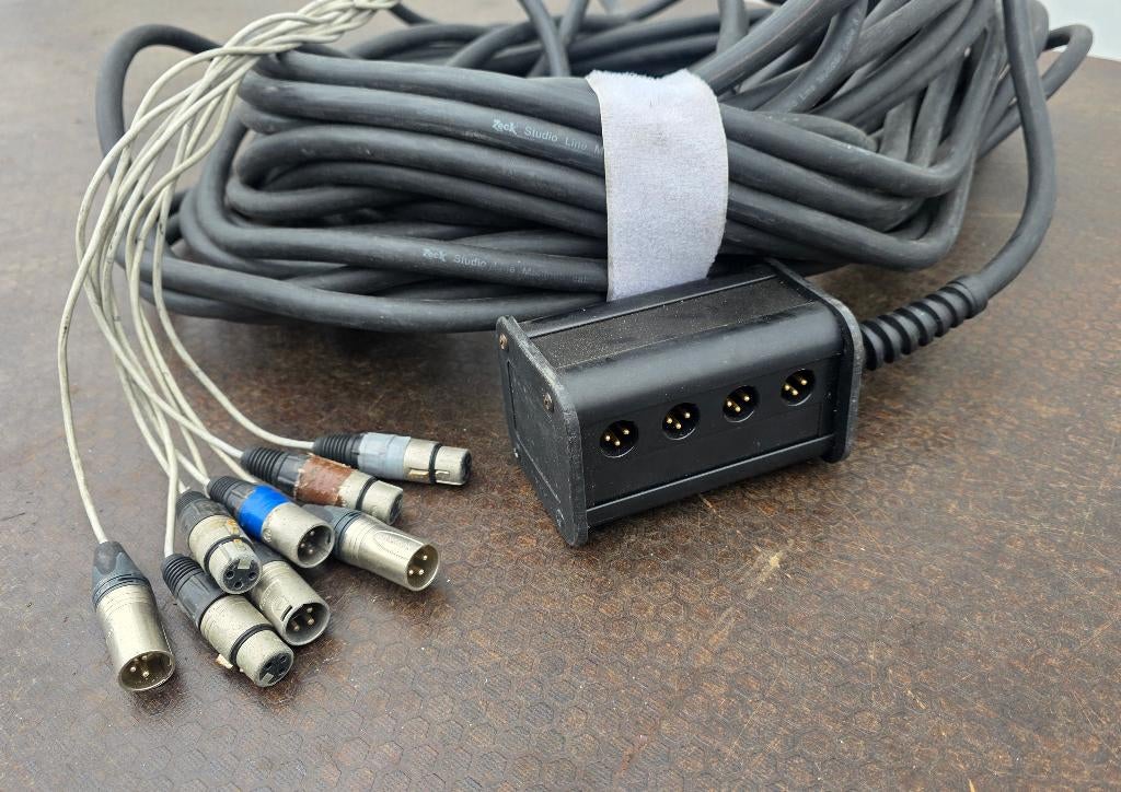 Stage snake / multikabel / stagebox 25 m, Muziek en Instrumenten, Kabels en Stekkers, Ophalen of Verzenden, Gebruikt, Apparatuur