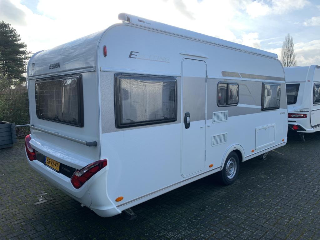 Eriba Exciting 471 Thule luifel/Voortent, Rondzit, Bedrijf, Schokbreker, Eriba