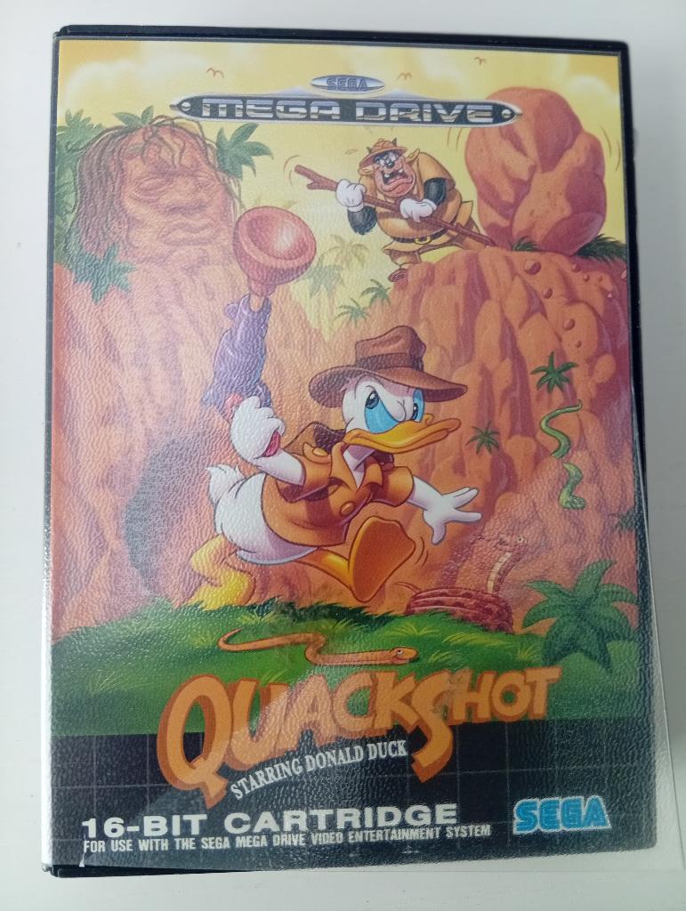 Quackshot Sega megadrive 16 bit game, Spelcomputers en Games, 1 speler, Ophalen of Verzenden, Zo goed als nieuw, Vanaf 3 jaar