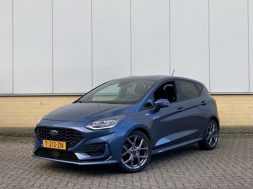 Ford Fiesta 1.0 EcoBoost Hybrid ST-Line Apple Carplay/ Andro, Voorwielaandrijving, Gebruikt, Euro 6, Blauw