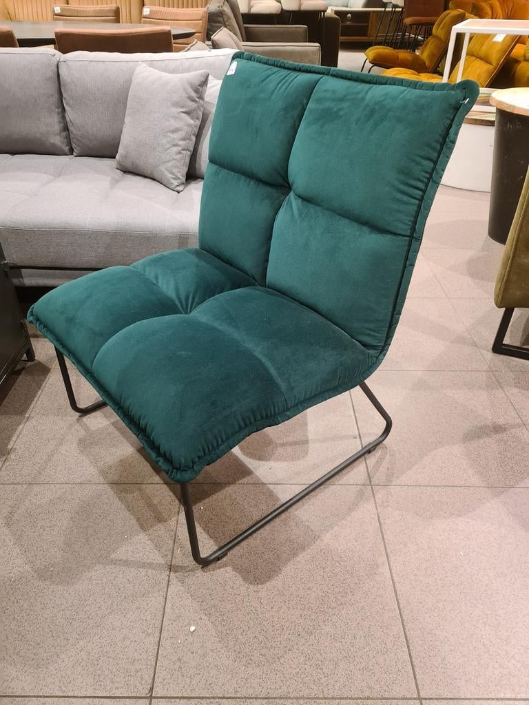 Nieuwe bronx71 fauteuil Malaga adore velvet groen €99, Ophalen, Industrieel landelijk barok brocante koloniaal boheems vintage