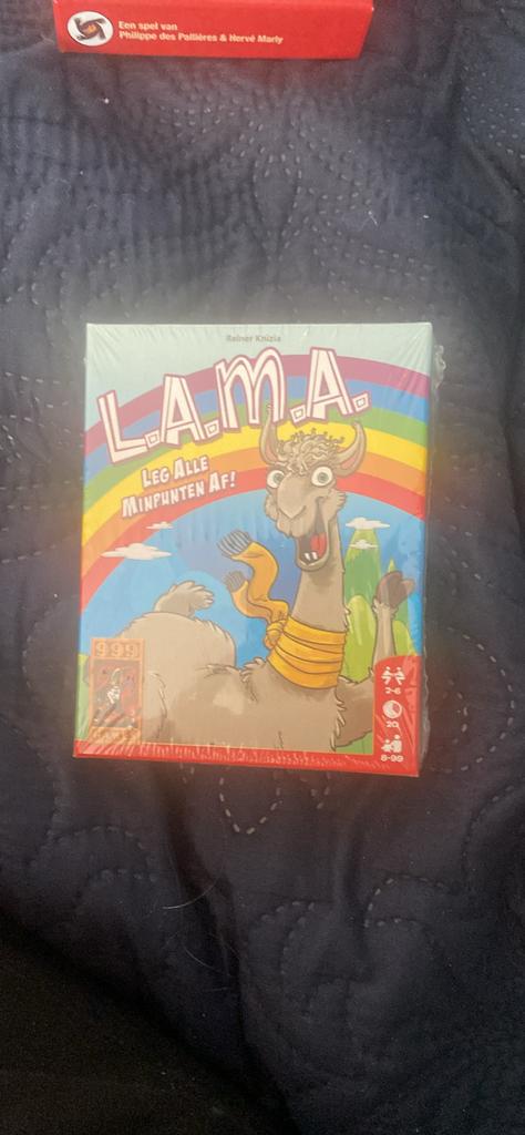 L.A.M.A. Kaartspel - Leg Alle Minpunten Af! (Nieuw), Drie of vier spelers, Ophalen, Nieuw