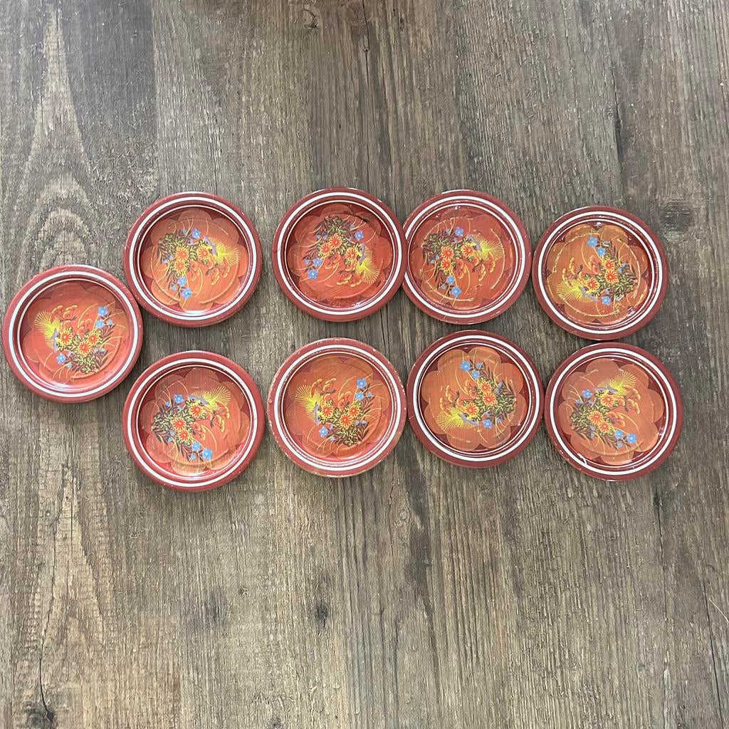 Vintage Flying Horse "Super De Lux" Onderzetters – Japan, Ophalen of Verzenden, Gebruikt, Overig