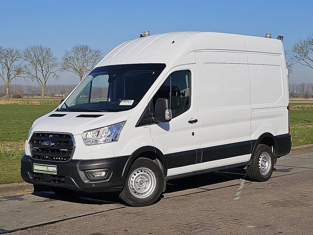 FORD TRANSIT 2.0 l2h3 4x4 170pk awd!, Auto's, Elektrische buitenspiegels, Gebruikt, Euro 6, Wit