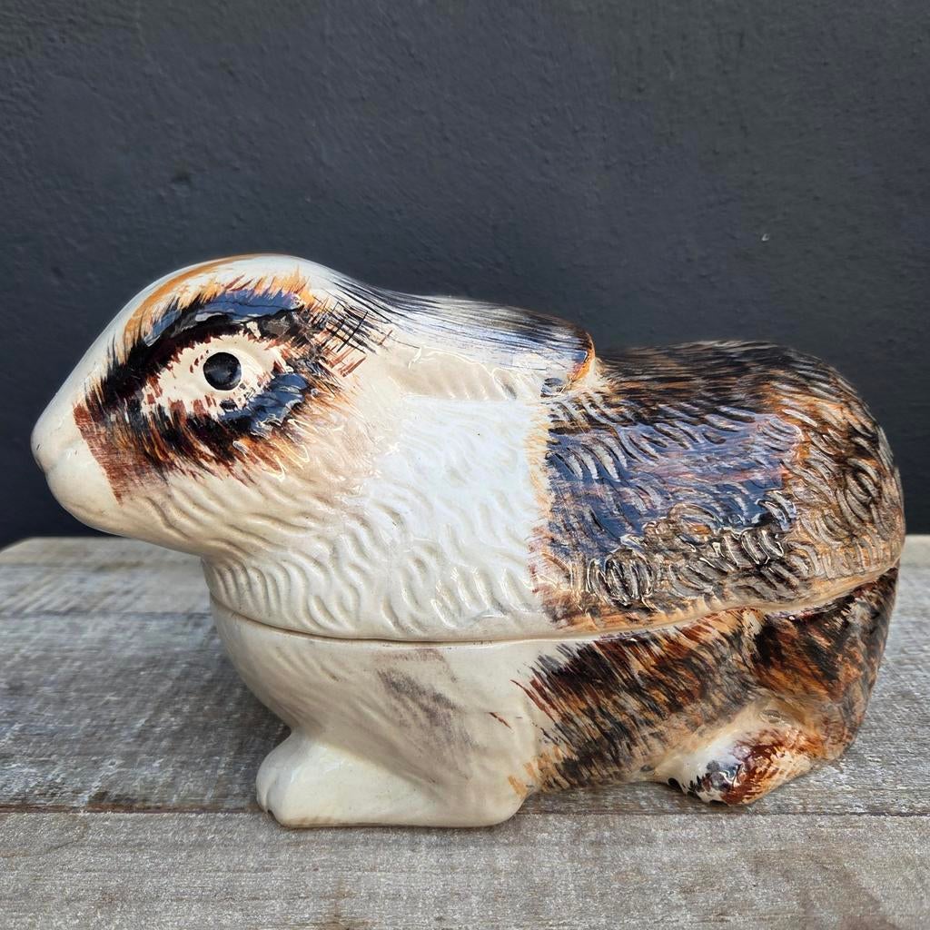 Michel Caugant Aardewerk Terrine Konijn, Antiek en Kunst, Ophalen of Verzenden