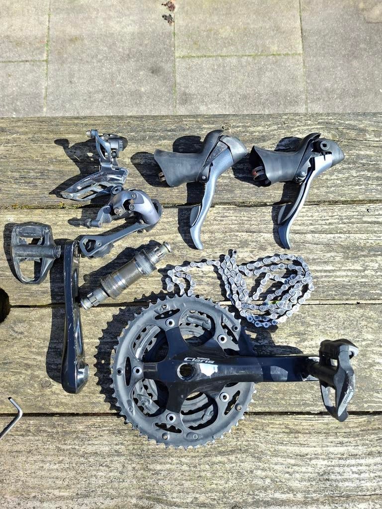 Complete Shimano Claris groepset, Ophalen of Verzenden, Gebruikt, Shimano claris