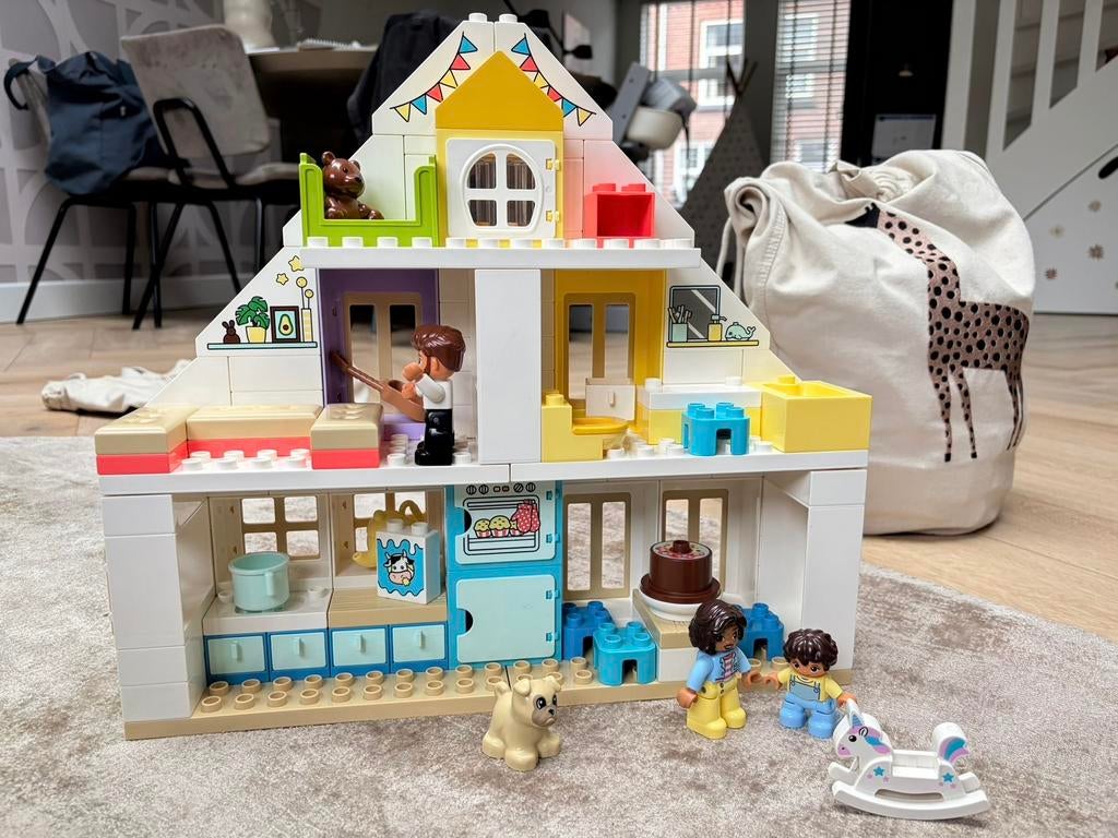 Duplo modulair huis 10929 + extra duplo, Ophalen of Verzenden, Gebruikt, Complete set, Duplo