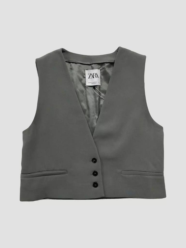 ZGAN! Mooie korte gilet van Zara maat XXL!, Kleding | Dames, Jasjes, Kostuums en Pakken, Verzenden, Zo goed als nieuw, Maat 46/48 (XL) of groter