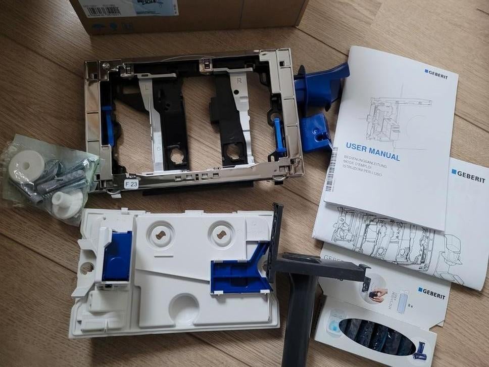 Geberit Toiletstick-houder Sigma 12cm, Ophalen of Verzenden, Nieuw, Toilet