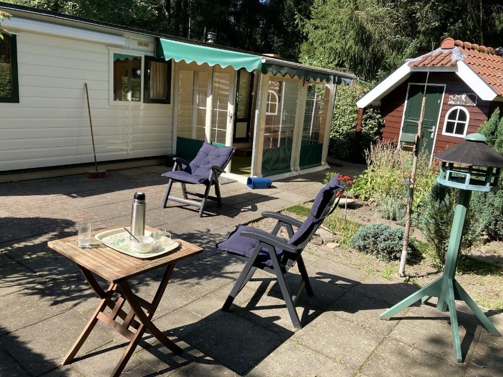 Mooi chalet op park de Maarnse Berg in Doorn, veel privacy, Caravans en Kamperen, Stacaravans, Tot en met 4