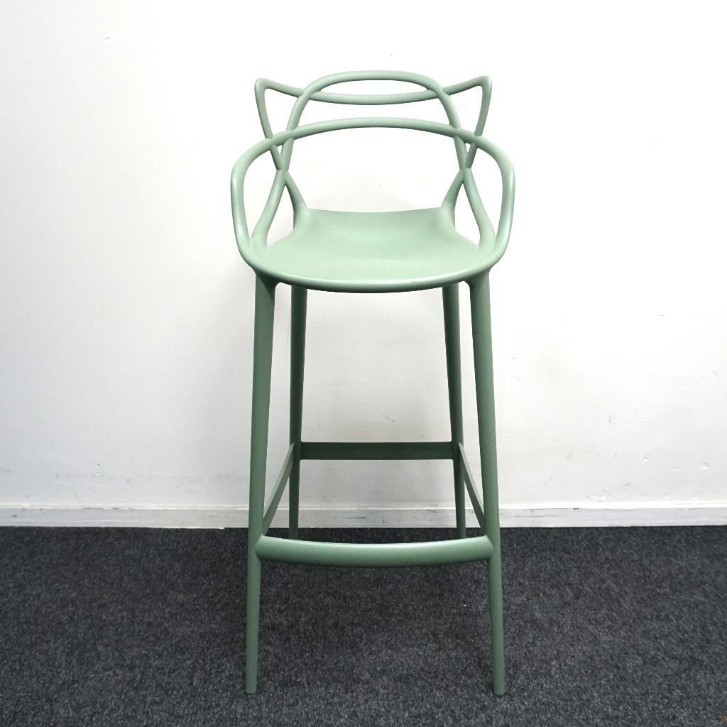 Kartell Masters Design Barkruk | Zacht Groen |Zithoogte 75cm, Kunststof, -, -, 60 tot 90 cm