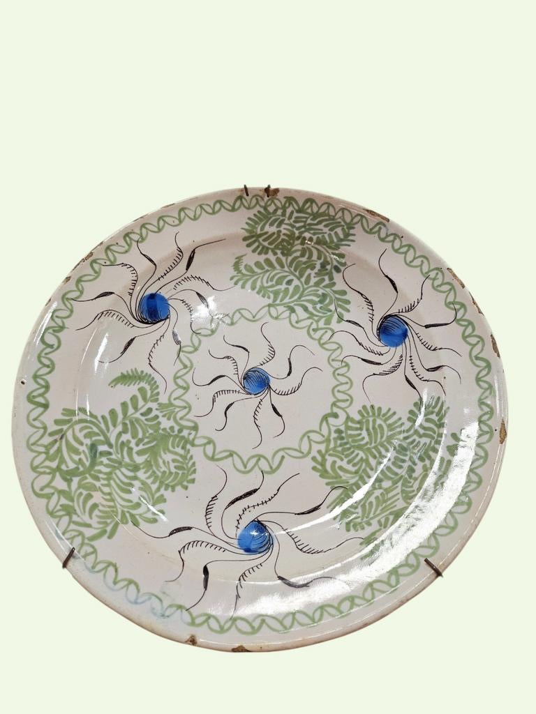 Decoratief Keramiek Bord - Handgeschilderd, Ophalen