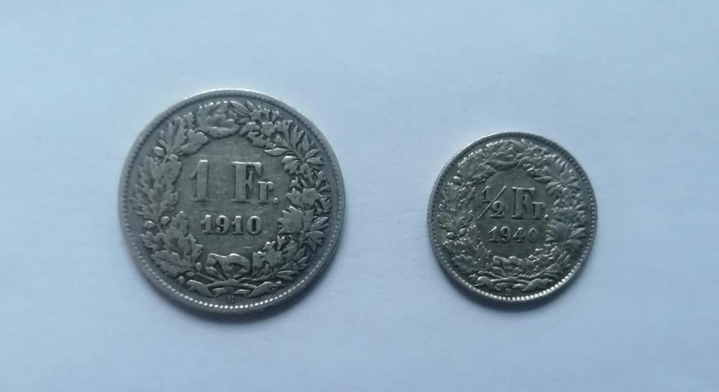 Zilveren Zwitserse Franken CHF, Verzenden, Overige landen