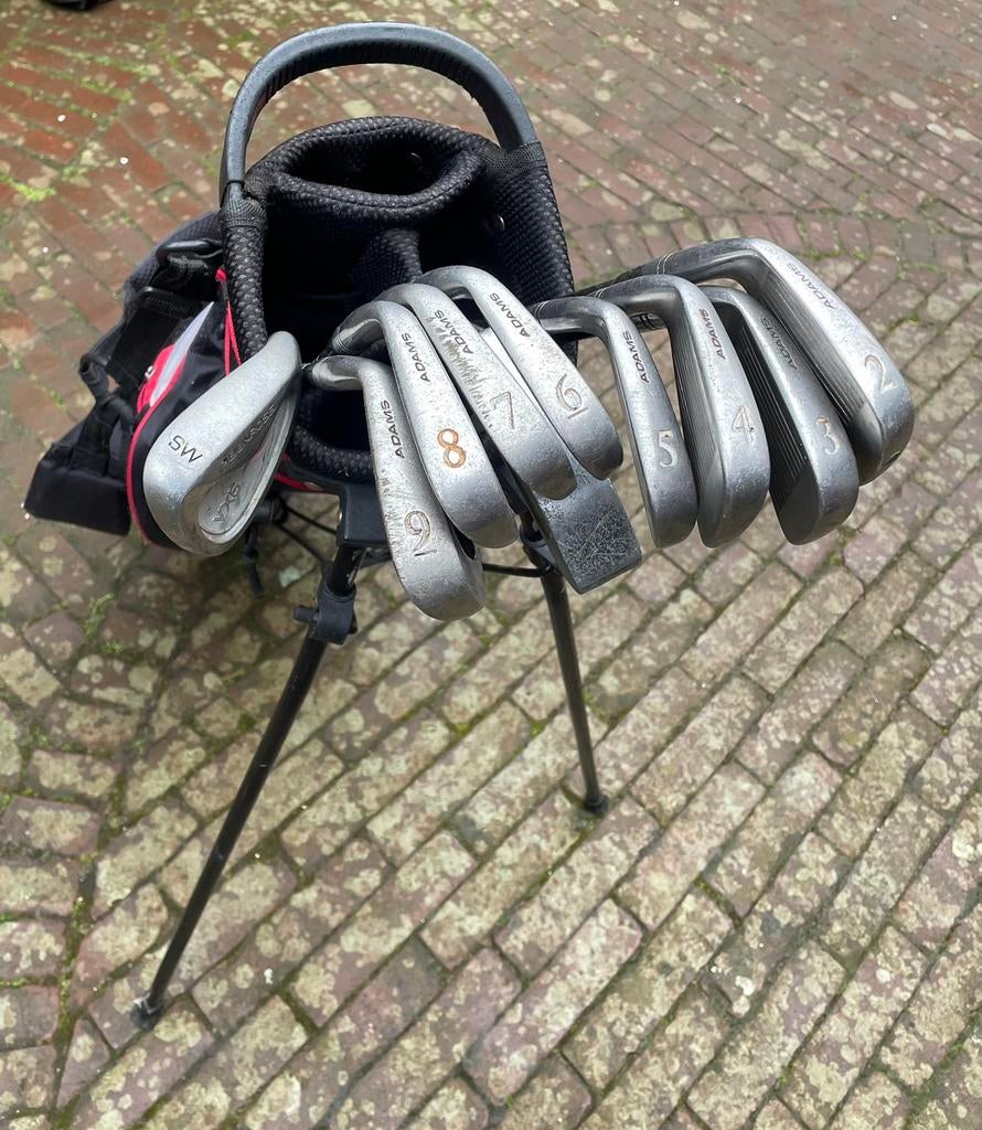 Adams taylormade heren golfset compleet standbag 2-9 putter, Sport en Fitness, Golf, Ophalen of Verzenden, Zo goed als nieuw, Set