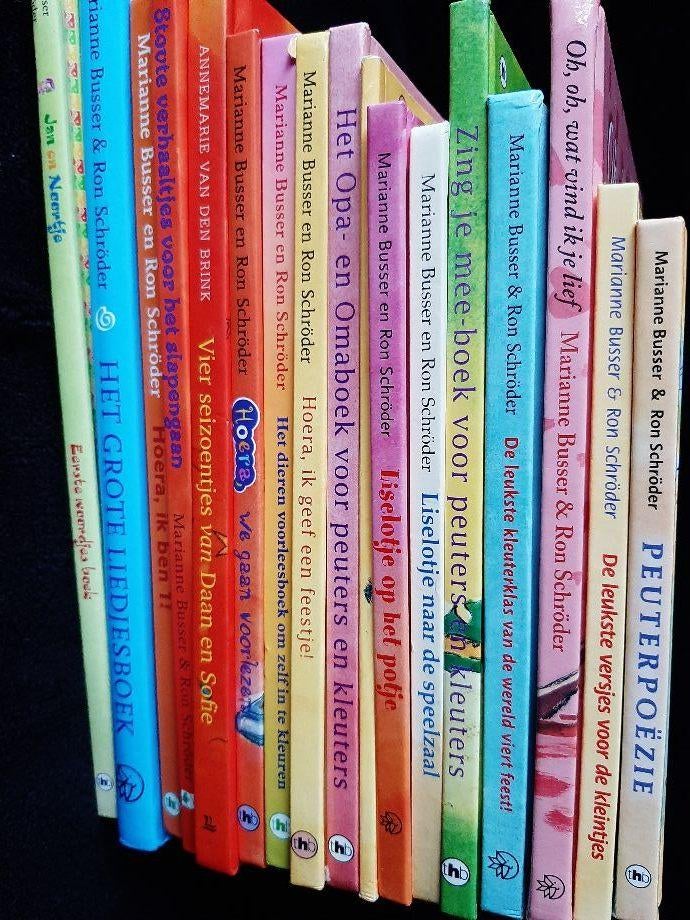 vele marianne busser boeken 18 x oa versjesboek,stoute verha, Ophalen of Verzenden, Nieuw, Fictie algemeen, Voorleesboek