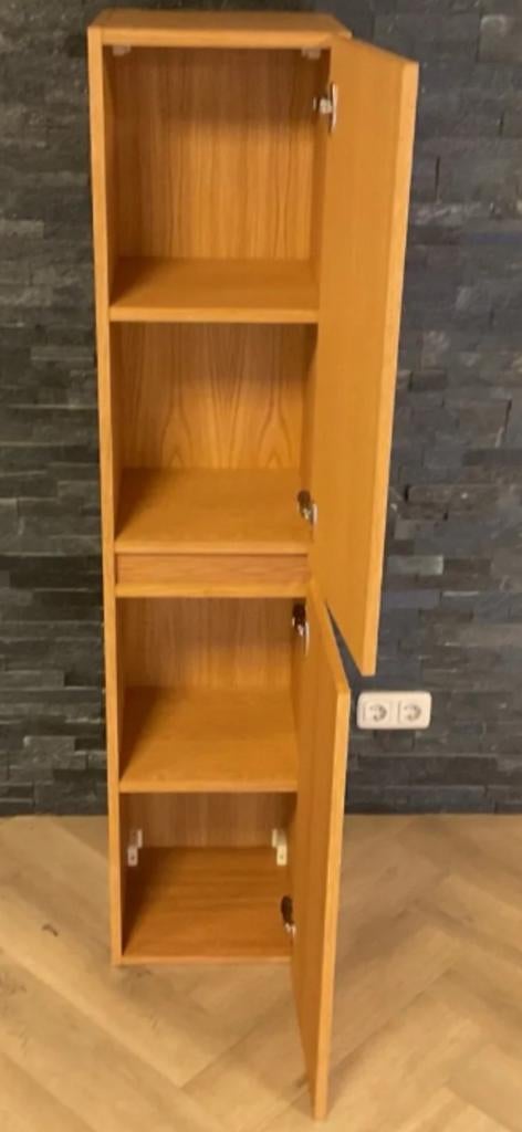Kolomkast merk Dekker, eikenhout, 160 cm, nieuw, Ophalen, Hout, Nieuw, Modern