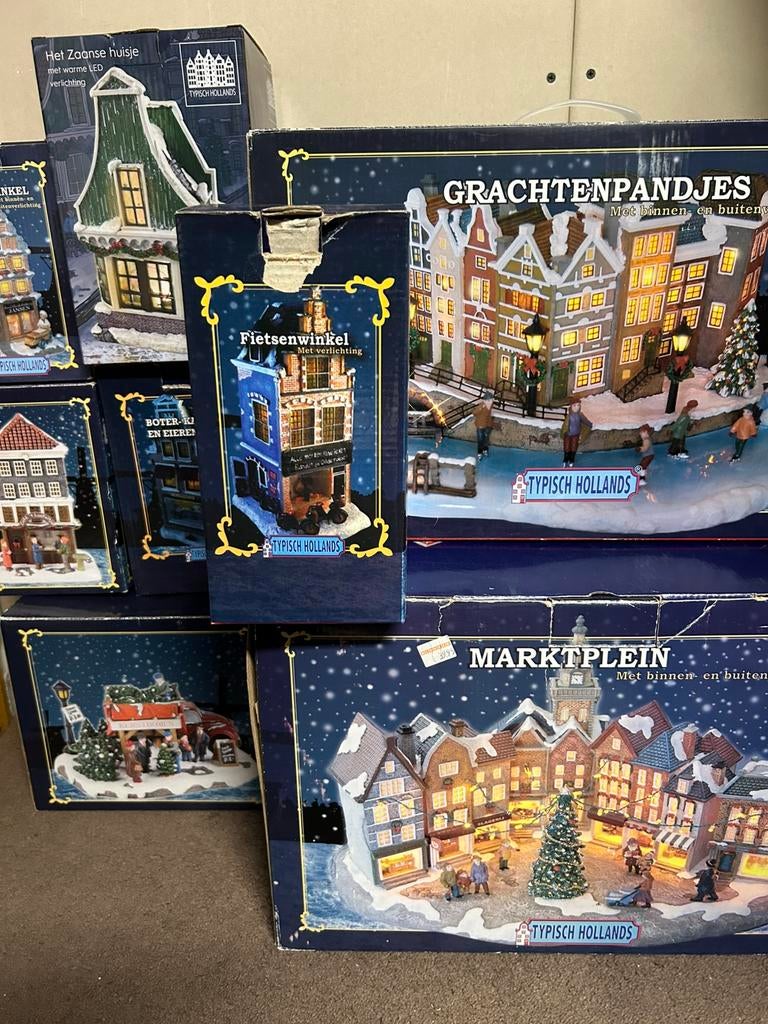 Grote Typisch Hollands set, Diversen, Kerst, Ophalen of Verzenden, Zo goed als nieuw