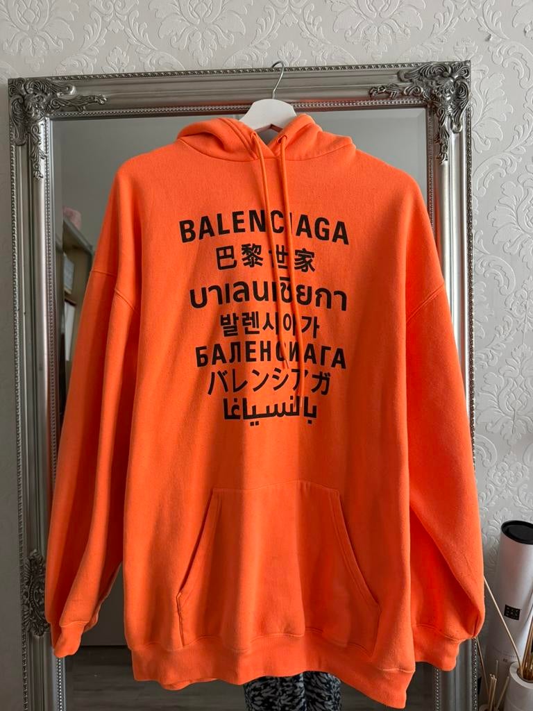 Balenciaga oversized trui, Ophalen of Verzenden, Zo goed als nieuw, Zwart