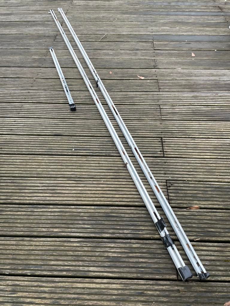 Schuifdeurrails met hangrollen - Henderson- 3,90m, Ophalen, Gebruikt, IJzer, Overige typen