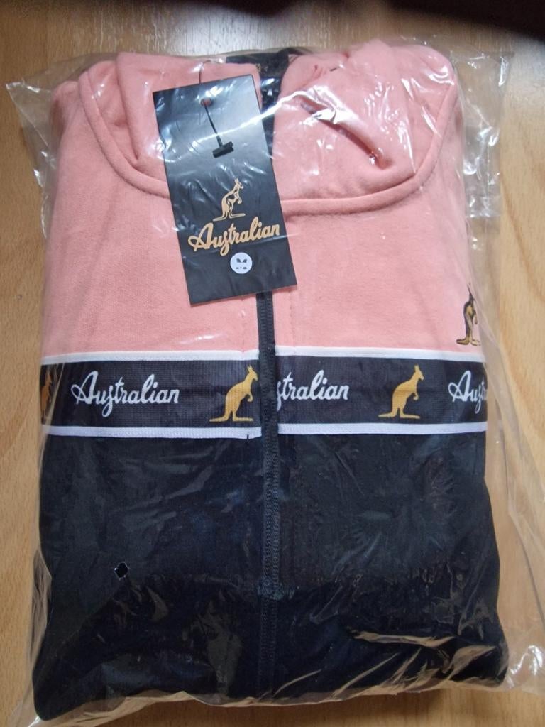 Australian vest roze/zwart met broek m, Ophalen, Nieuw, Zwart