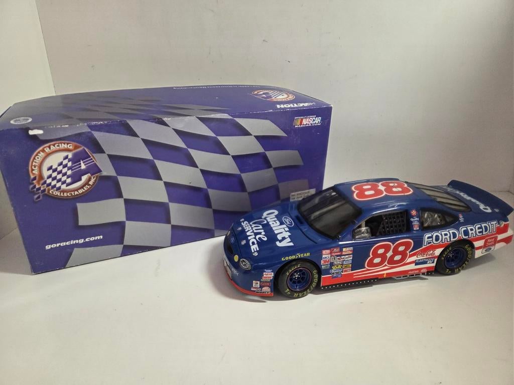 Action Racing Ford Taurus Nascar Dale Jarrett 1:18, Hobby en Vrije tijd, Modelauto's | 1:18, Zo goed als nieuw, Overige merken