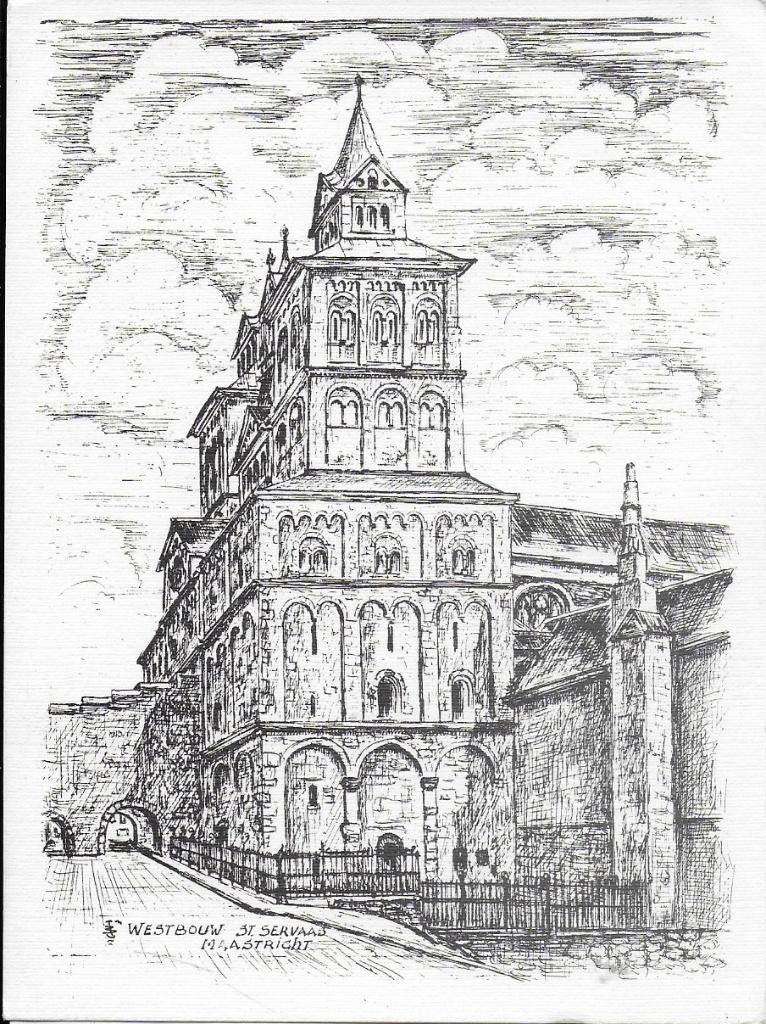 Maastricht St Servaas Ongelopen Ansichtkaart ( 4383 ) ( g ), Verzenden, 1960 tot 1980, Ongelopen, Limburg