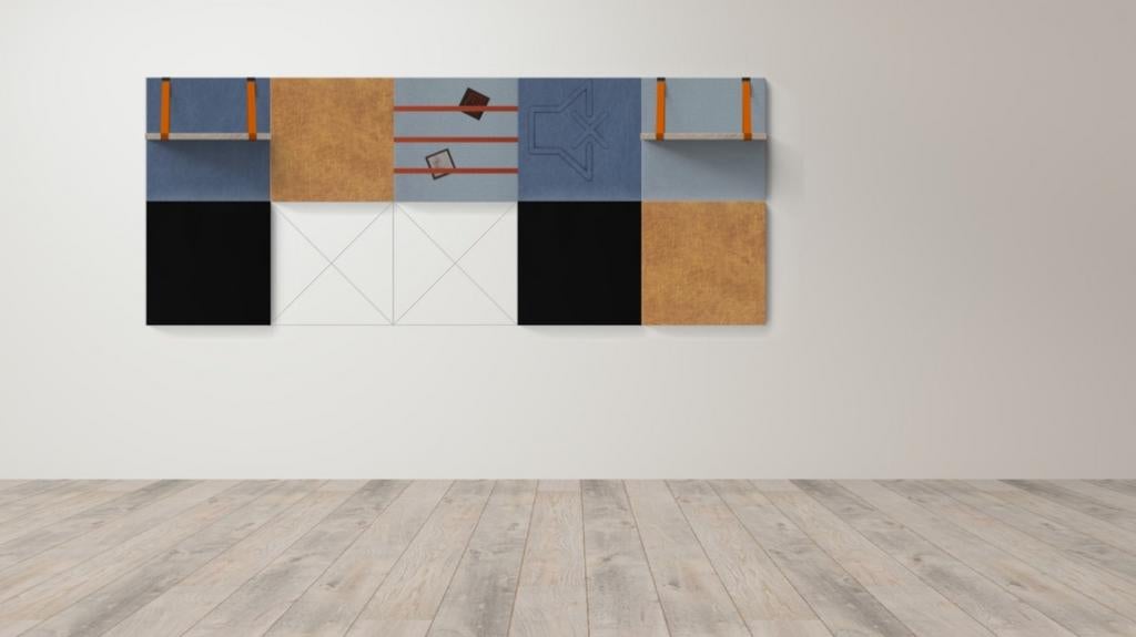 Dock Four wandpanelen (8) met montagesysteem en planken, Ophalen, Zo goed als nieuw