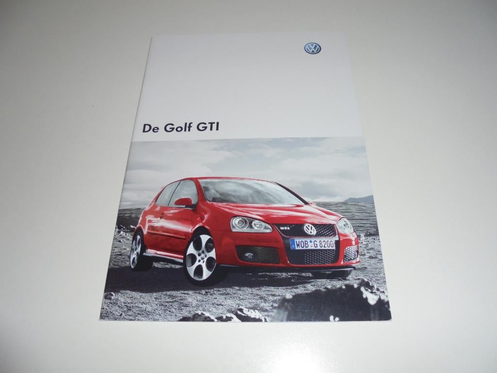 brochure Volkswagen Golf GTI  2007, Boeken, Ophalen of Verzenden, Nieuw, Volkswagen
