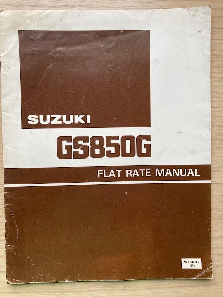 Suzuki GS850G 1978 Flat Rate Manual, Verzenden, Suzuki