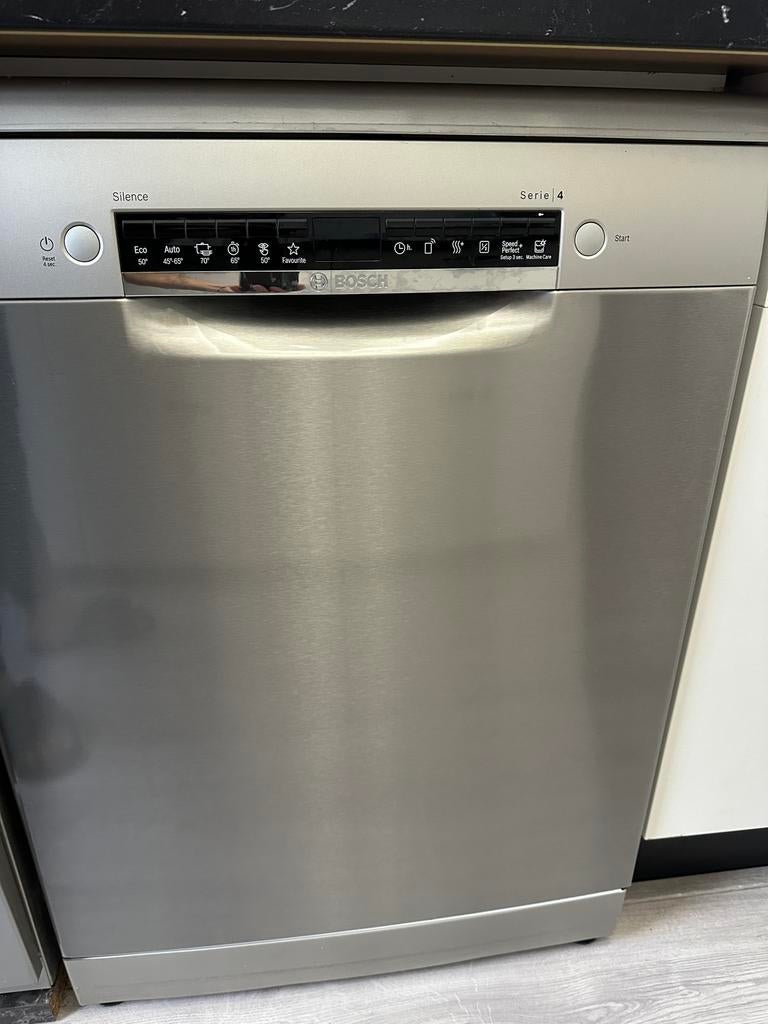 Bosch Serie 4 Silence Vaatwasser - RVS, Ophalen, 60 cm of meer, Eco programma, Zo goed als nieuw