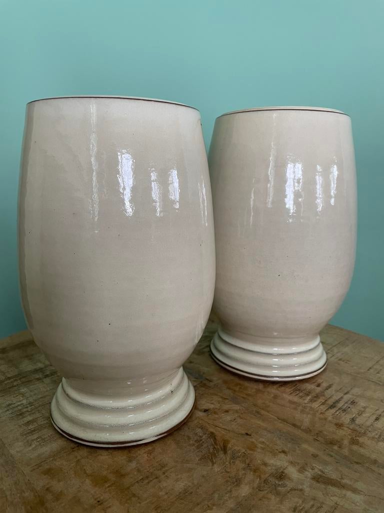 ECRI Katwijk NL | keramieken vazen | blindmerk | 2000-heden, Overige kleuren, Aardewerk of Porselein, Ophalen of Verzenden, Zo goed als nieuw