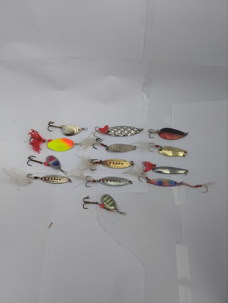 Vis aas plaaten en blinkers, Verzenden, Zo goed als nieuw, Overige typen