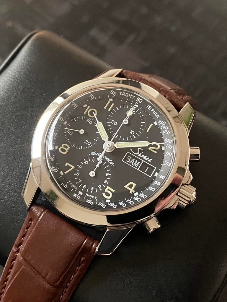 Sinn 103 tritium, Staal, Polshorloge, Ophalen, Overige merken