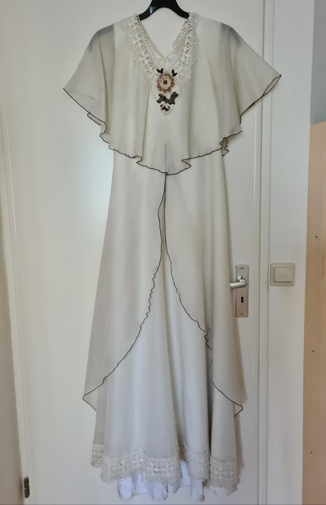 Bruidsjurk trouwjurk jurk boho bohemian vintage retro maat l, Kleding | Dames, Ophalen of Verzenden, Zo goed als nieuw, Wit, Trouwjurk
