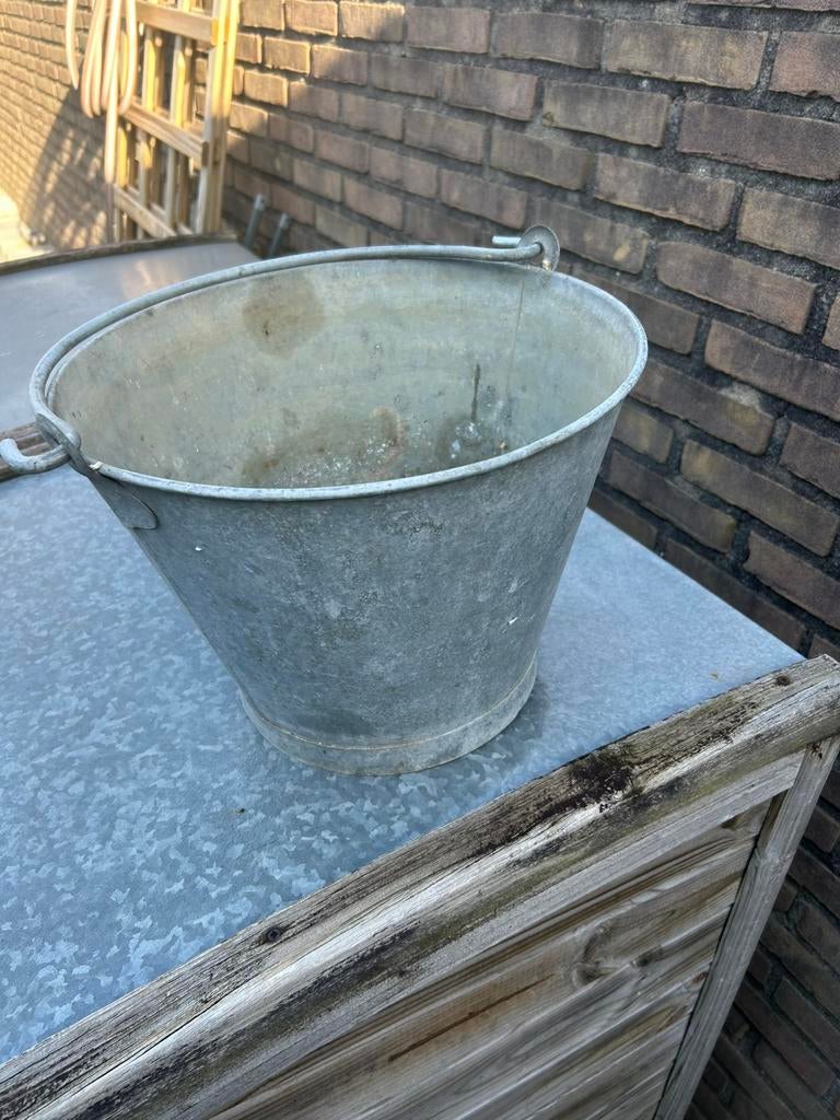 Emmer van zink, Ophalen, Zo goed als nieuw, Kunststof