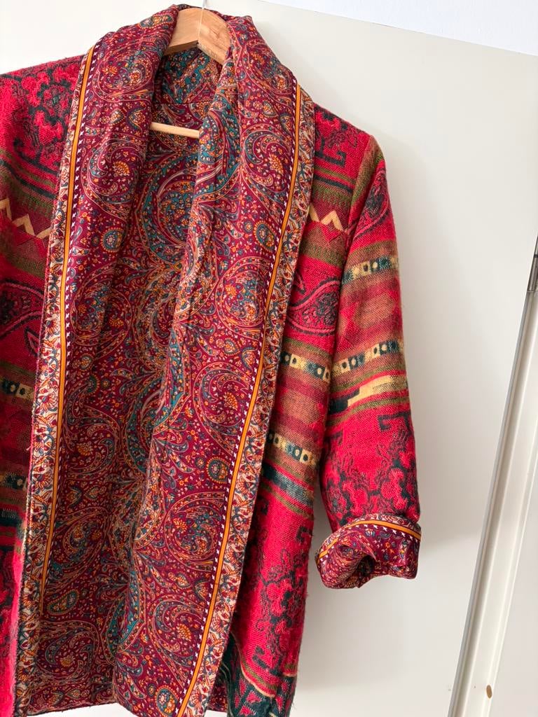 Loshangend kimono vest/jasje, apart, als nieuw, Kleding | Dames, Ophalen of Verzenden, Zo goed als nieuw, Maat 42/44 (L)