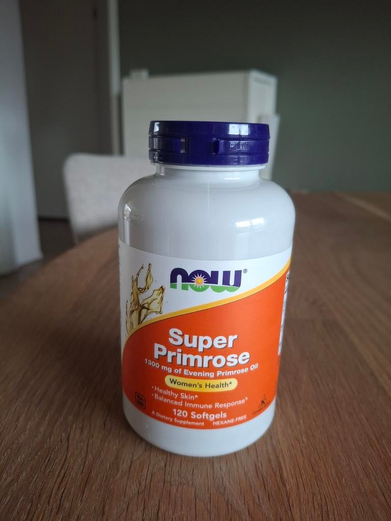 NOW Teunisbloemolie Extra 1300 mg - 120 Softgels (Nieuw), Ophalen of Verzenden, Nieuw, Overige typen