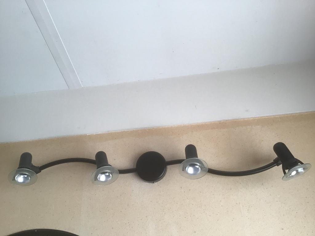 Plafondspot 2 stuks inclusief lampjes, Ophalen, Metaal of Aluminium