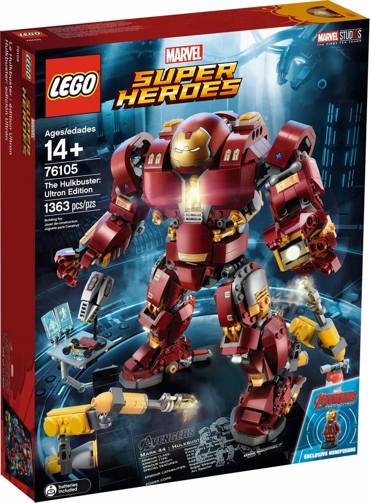 LEGO Ⓜ️arvel Avengers Age of Ultron Hulkbuster 76105 - NIEUW, Marvel, Lego, Nieuw, Ophalen of Verzenden