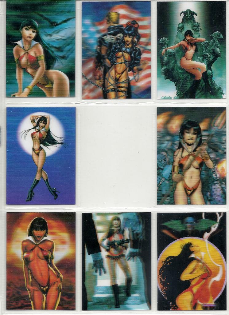2012 Vampirella Lenticulair Chase Insert Kaart Lot, Verzenden, Zo goed als nieuw