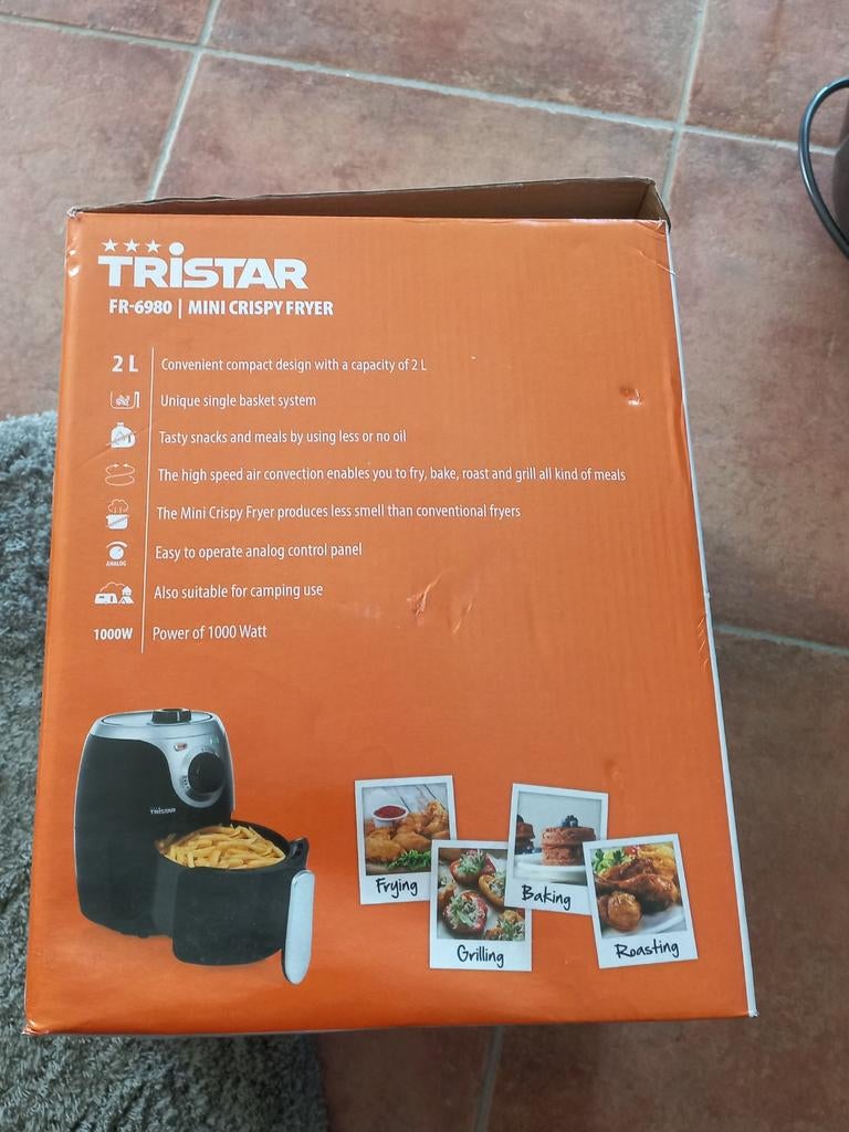Tristar FR-6980 Mini Crispy Fryer - Compacte Airfryer, Ophalen, Zo goed als nieuw, Airfryer, Minder dan 750 gram