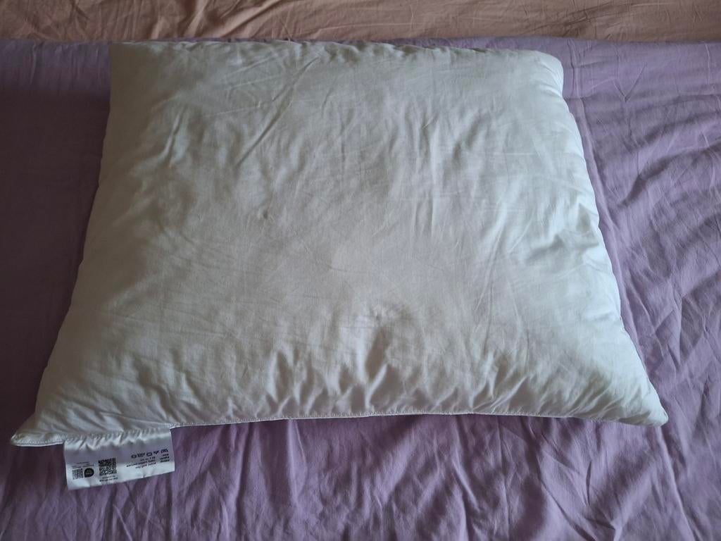 Hoofdkussen van der valk, Huis en Inrichting, Slaapkamer | Beddengoed, Gebruikt, Eenpersoons, Wit, Ophalen of Verzenden