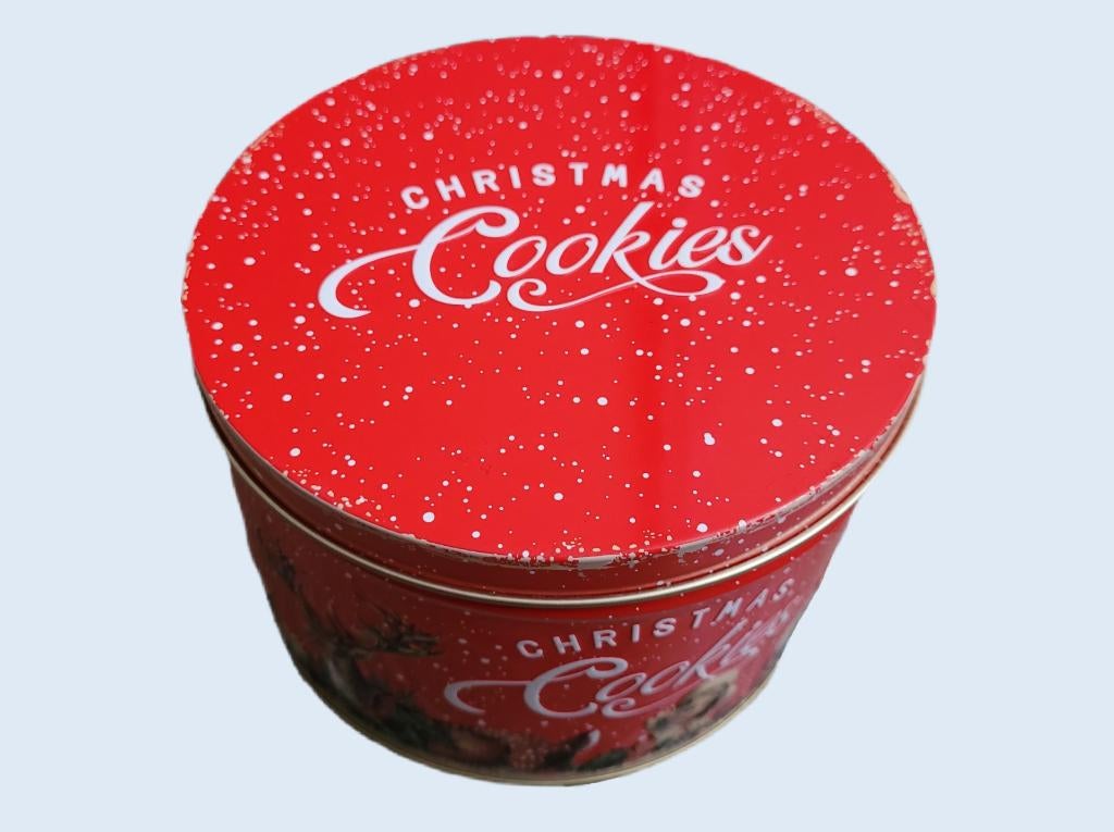 Kerst koekblik/ koek trommel *nieuw* ~ TH9902, Ophalen of Verzenden, Nieuw