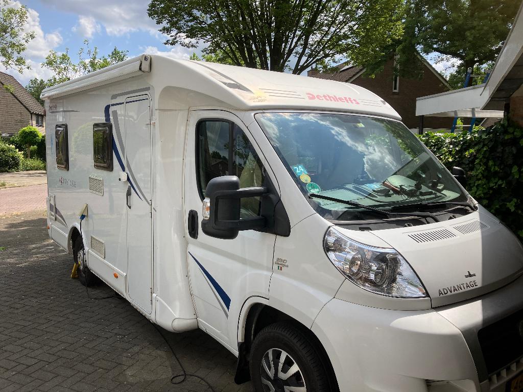 Camper Dethleff/Fiat Ducato te koop aangeboden., Caravans en Kamperen, Campers, Ringverwarming, Fiat, Tot en met 3, Particulier