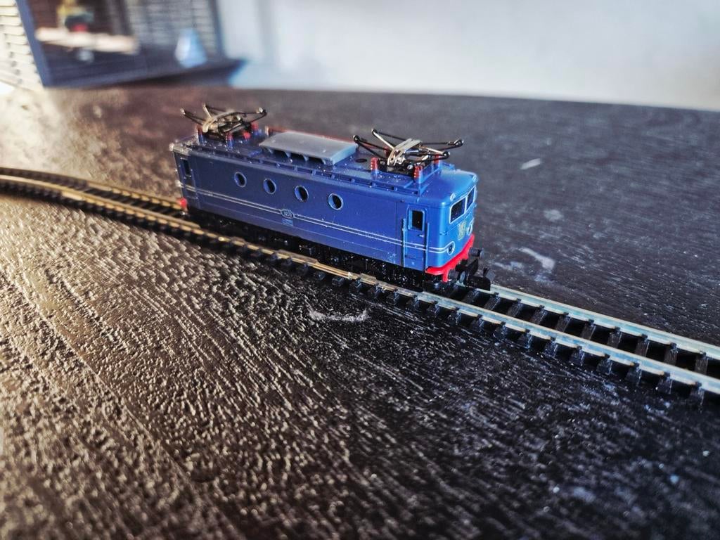 Minitrix 51-2933-00 NS E-loc serie 1100 blauw N-spoor, Gebruikt, Trix, Ophalen of Verzenden, NS