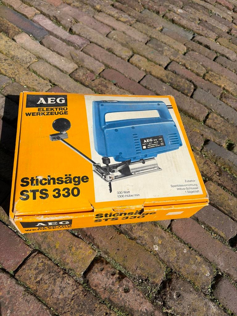 AEG Decoupeerzaag STS 330 - Vintage en Functioneel, Gebruikt, Decoupeerzaag, Ophalen of Verzenden, 30 tot 70 mm