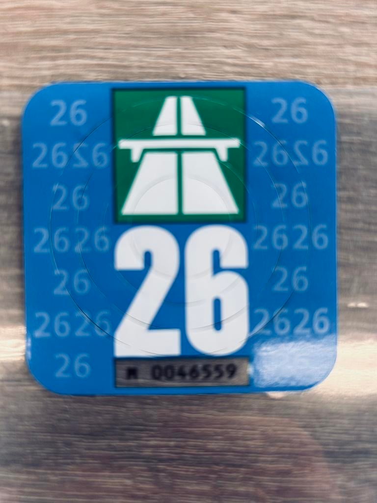 Zwitserland vignet onbeschadigt, Tickets en Kaartjes, Autovignetten, Drie personen of meer