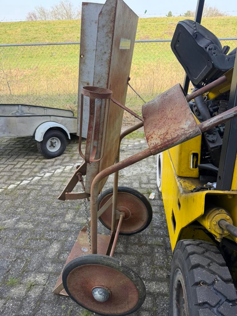 Gasfles kar, Ophalen, Gebruikt